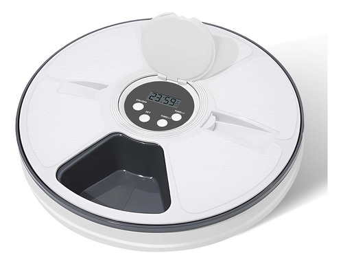 Comedero Automático Para Gatos Dispensador De 6 Comidas Para