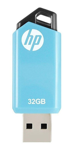 Imagen 1 de 2 de Memoria USB HP v150w 32GB 2.0 celeste