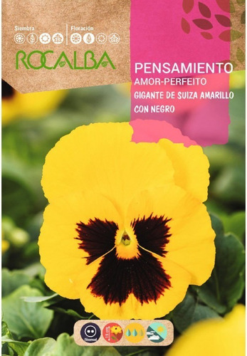 Semilla Pensamiento Amarillo Rocalba