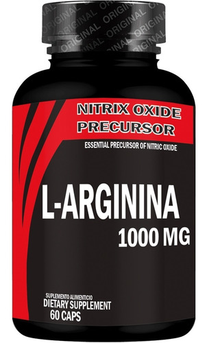 Imagen 1 de 4 de L-arginina | Premium | 1000mg| Muscle Goodnes | 60caps | No²