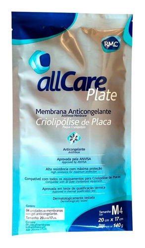 Membrana Anticongelante Para Criolipólise De Placas M - Rmc