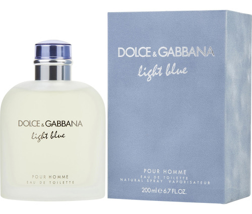 Perfume Dolce & Gabbana Light Blue Edt 200 Ml Para Hombre