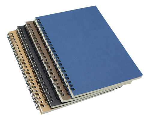 Cuaderno A5 De Tapa Blanda 4 Uds 120 Pág 60 Hojas