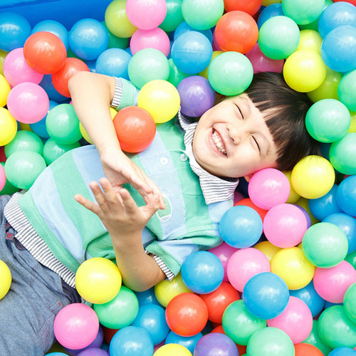 Los Niños Juegan Pit Balls Bolas De Juguete Coloridas Para N