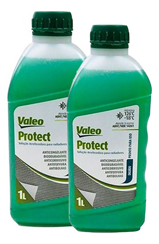 2l Aditivo Verde Sintetico Radiador Protect 100 Valeo