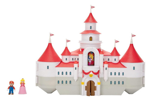 Castillo Princesa Peach Super Mario Mini Juego De Lujo