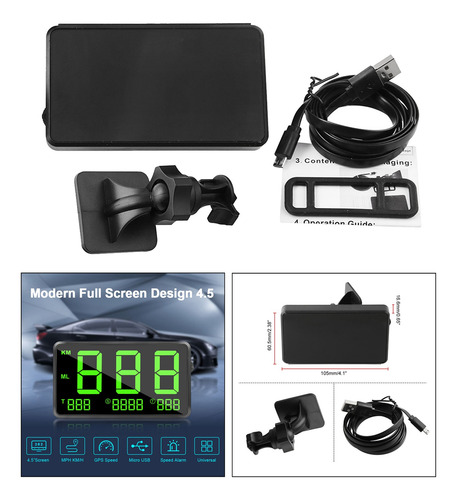 Pantalla Frontal Velocímetro Gps Digital Hud