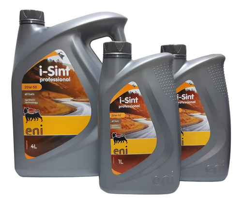 Aceite Eni I-sint Professional 20w50 Galón + 2 Cuartos  6 L