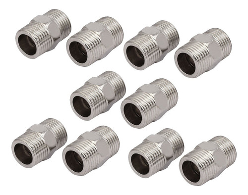 M20 Rosca Macho Acero Inoxidable Tubo Pezon Hexagonal 10pcs