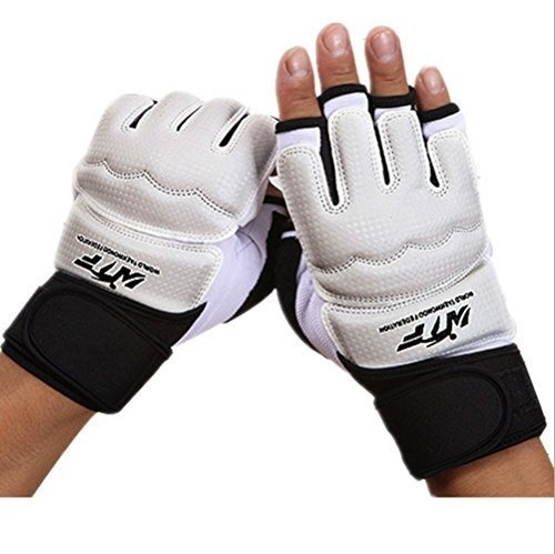 Wonzone Medio Dedo Guantes De Boxeo, Taekwondo Entrenamiento