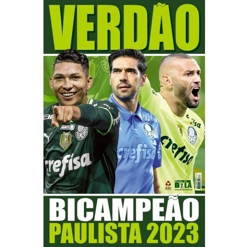 Poster Do Palmeiras Bicampeão Paulista 2023