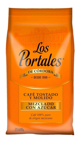 Café Los Portales Mezclado Con Azúcar 400 G