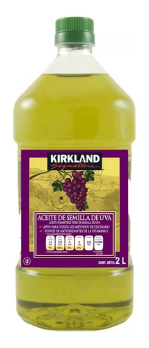 Aceite De Semilla De Uva Kirkland Signature 2l Antioxidante