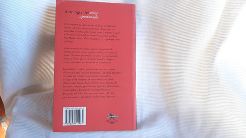 Antologia Del Amor Apasionado Shua / Steimberg Alfaguara