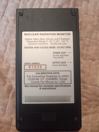 Contador Geiger Detector De Radicion Radalert