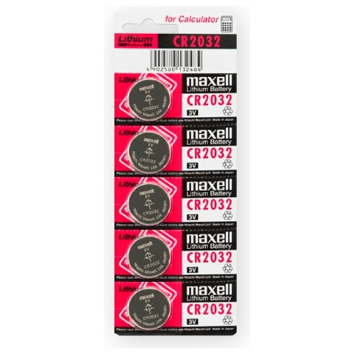 Pilas Cr2032 Maxell 5 Unidades Por Tira