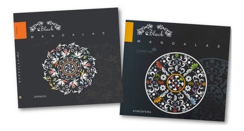 ** Combo 2 Mandalas Black ** Motivos Espacio Atmosfera