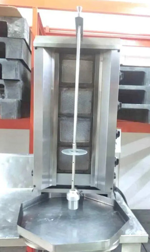 Máquina De Shawarma A Gas Con Sistema Giratorio Eléctrico.