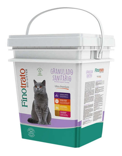 Gránulo sanitario Bio-litter Cat, 10 kg, Finotrate