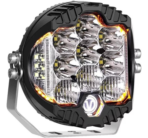 Faro Led Redondo De 50w 5 Pulgadas Para Jeep