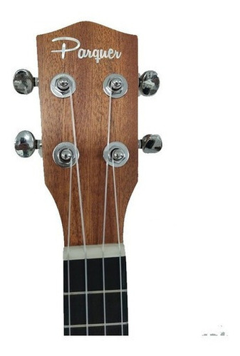Ukelele Concierto Parquer Diseño Azteca Abeto Funda Color Marrón