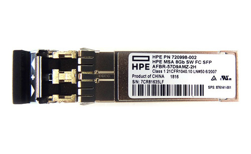 Gbic Hpe Msa 8gb Fc Sw Sfp C8r23b 720998-002