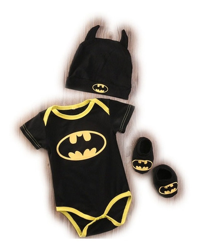 Pañalero  Batman Disfraz Con Gorro Y Zapatos Babynova