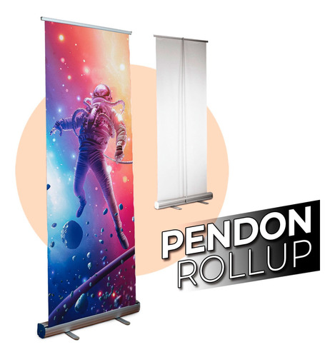 Porta Pendon Rollup Incluye Impresión 2x0.85mtrs Y Bolso 