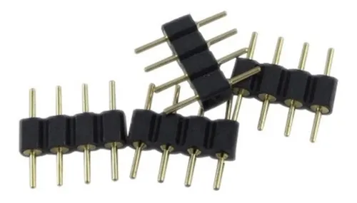 comprar Conector Union 4 Pines Macho Para Cinta Led Rgb (4 Unidades)