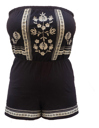 Mono Negro Strapless Forever 21 E-01 (Usado)