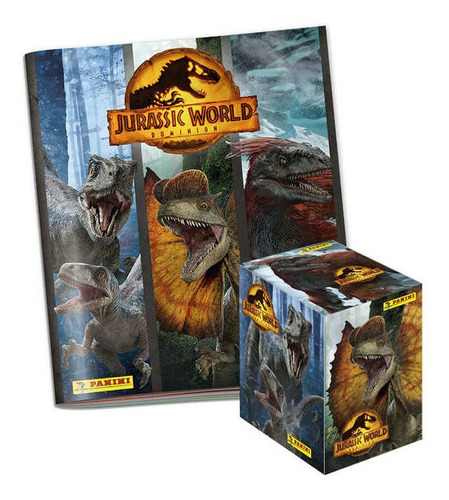 Álbum De Estampas Jurassic World 2022 + 50 Sobres Panini