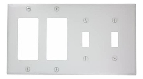 Leviton - Placa De Pared Con Combinación De Dispositivos Gfc