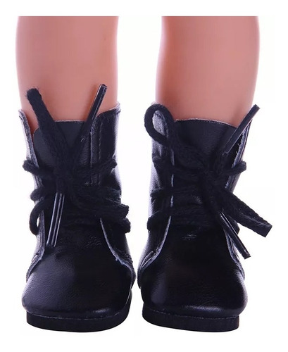 Ropita De Muñeca Bebé Reborn Zapatitos Botas Con Cordón