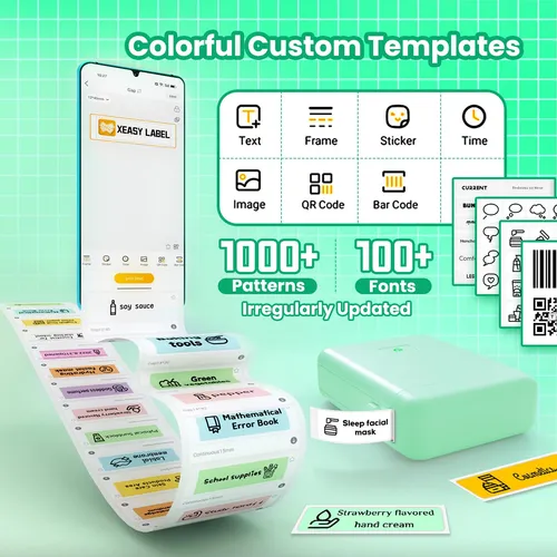 Label Maker Vretti Hp2 Portátil Bluetooth Con Múltiples Plan