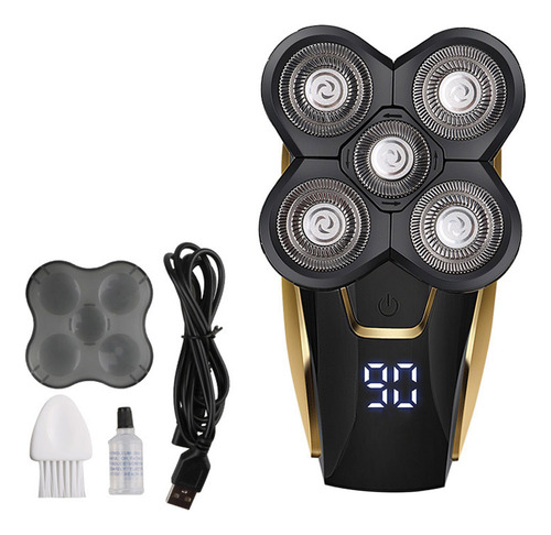 S Conjunto De Barbeador Elétrico Masculino Com Display Lcd