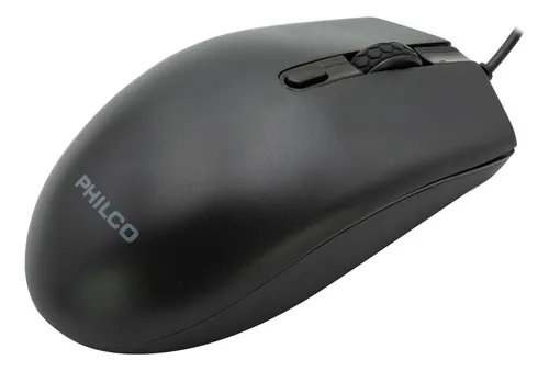 Mouse Alámbrico Spk7204 Negro Philco Pro