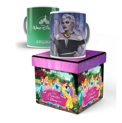 Tazas Disney, Ursula Regalos Para Mujer Cumpleaños En Caja