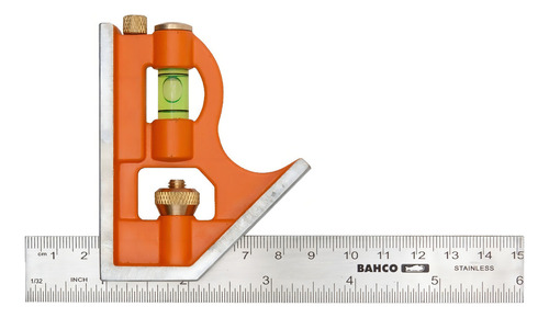 Quadrado combinado de 400 mm com traçador de metal Bahco Cs400