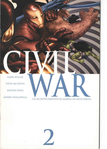 Comic Marvel Civil War 2 Español Televisa