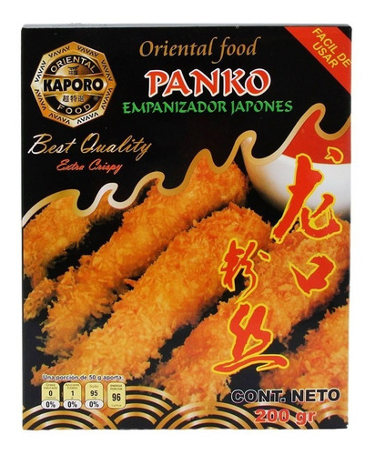 Pan Molido Estilo Japones Panko Oriental Kaporo 200 Gr