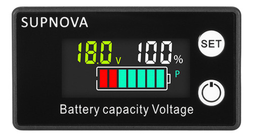 Indicador De Capacidad De Batería Digital De Cc 8-100v