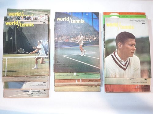 Antigua Revista World Tennis 1967-68-69 Lote X 16 Ro 1725