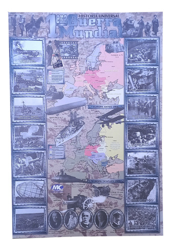 10 Láminas De Historia Universal 2 Surtidas De 35x24cm A5