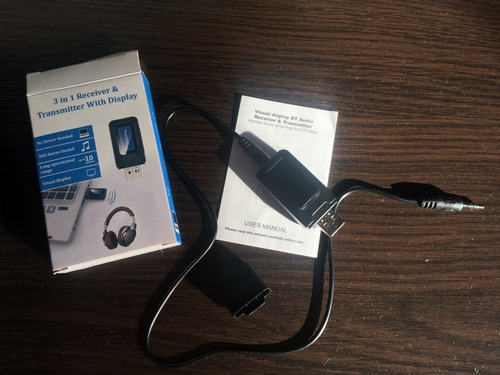 Receptor Audio Usb Vaorlo Pantalla Lcd Bluetooth 5.0 + Aux