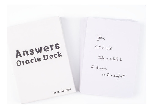 Cards Answers Oracle Deck 36 Cartas Mensajes Palabras Clave