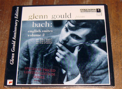 Glenn Gould Bach The English Suites 4, 5 & 6 Cd/ Kktus