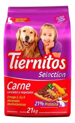 Tiernitos Selection Perro Adulto Carne X 21 Kg