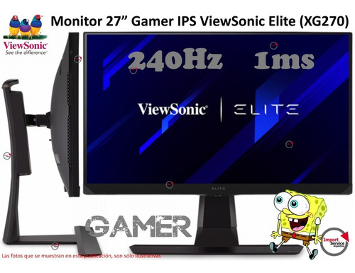 Monitor 27  Gamer Ips Viewsonic Elite 240hz (xg270)