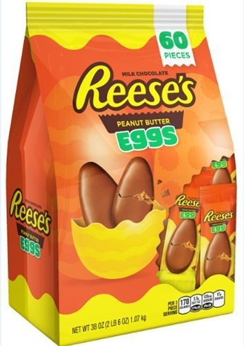 Reeses Peanut Butter Cup Eggs Easter Candy Bolsa De 38 Onzas
