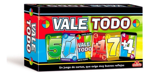Vale Todo - Didacta - + 7 Años - Juego De Cartas Y Reflejos